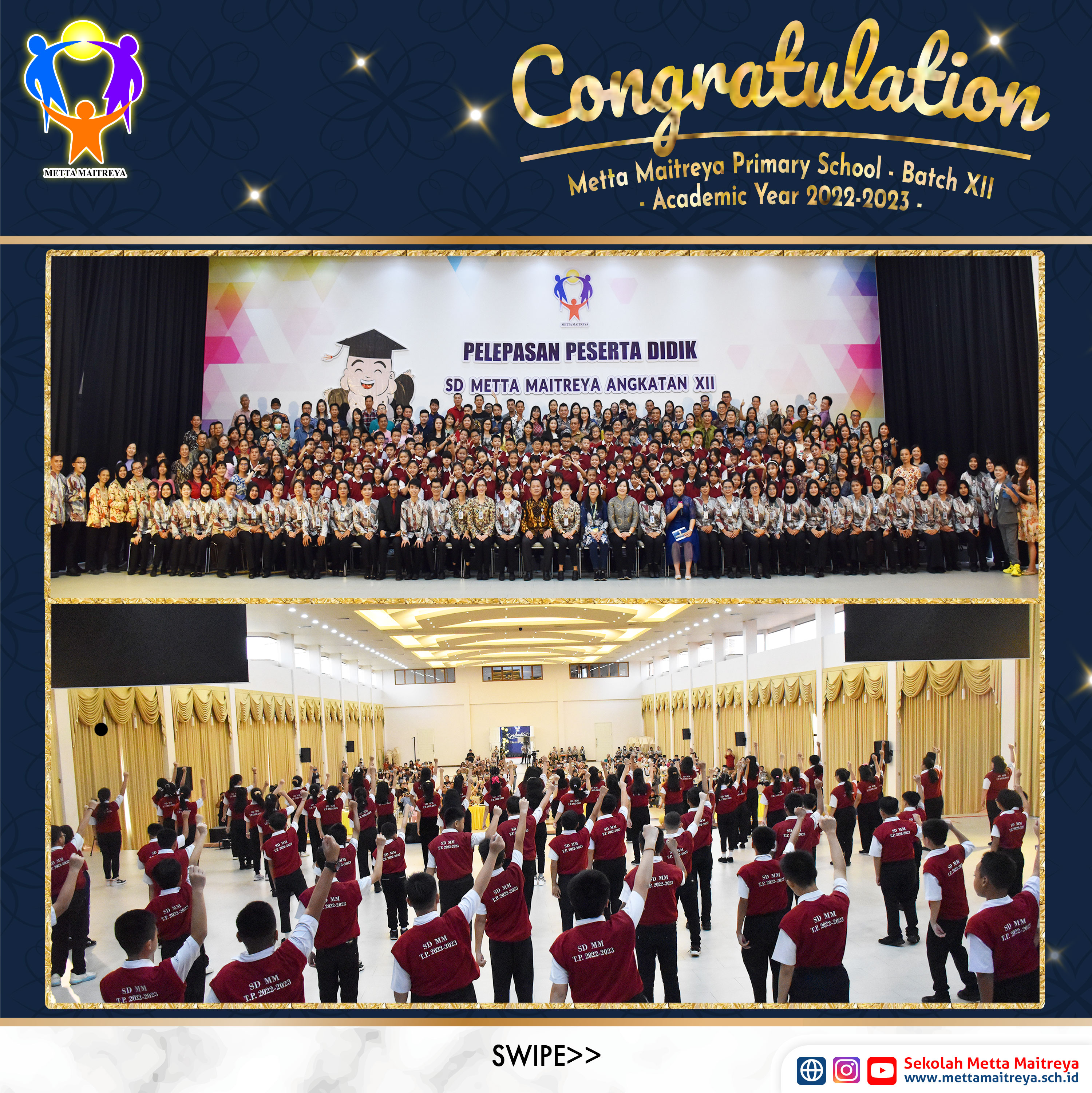 Pelepasan Peserta Didik SD Kelas VI (Batch XII) | SEKOLAH METTA MAITREYA